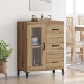 Matte Oberflaechen und geschlossenen Stauraum bestimmen das Sideboard