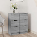 Schubladen praegen das Sideboard in Eichenbraun und Grau