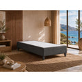 Holzbeine praegen die Gestaltung von dem Boxspringbett