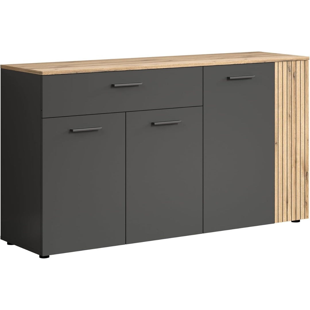 Sideboard mit geschlossenem Stauraum, Schubladen und verstellbaren Ablagen