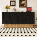 Sideboard mit 4 Tueren und Reliefstrukturen