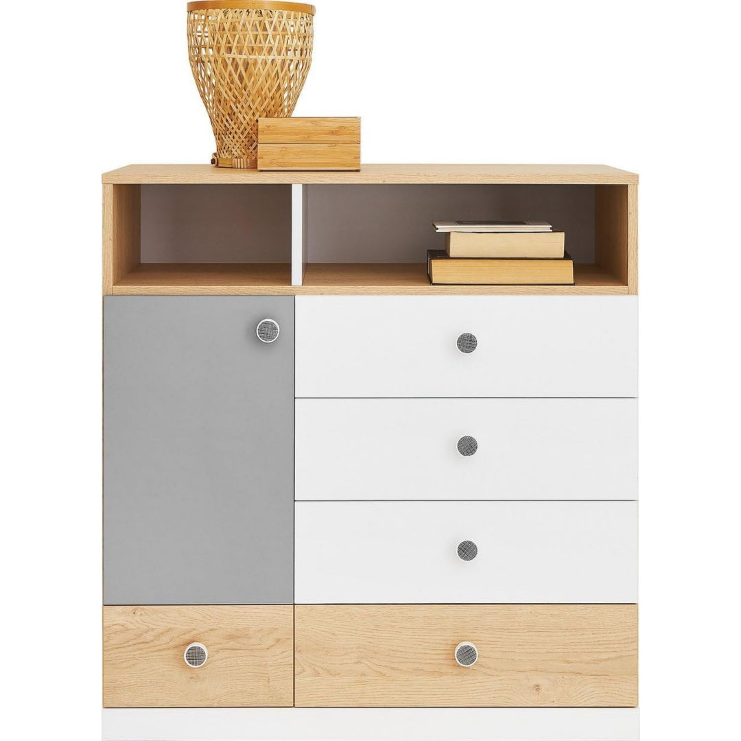 Sideboard mit 5 Schubladen und geschlossenem Stauraum