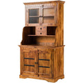 Sideboard in Hellbraun und Naturbraun