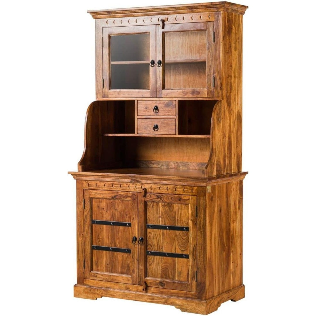 Sideboard in Hellbraun und Naturbraun