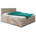 Die Gestaltung von dem Boxspringbett wird durch Schaumstoff gepraegt