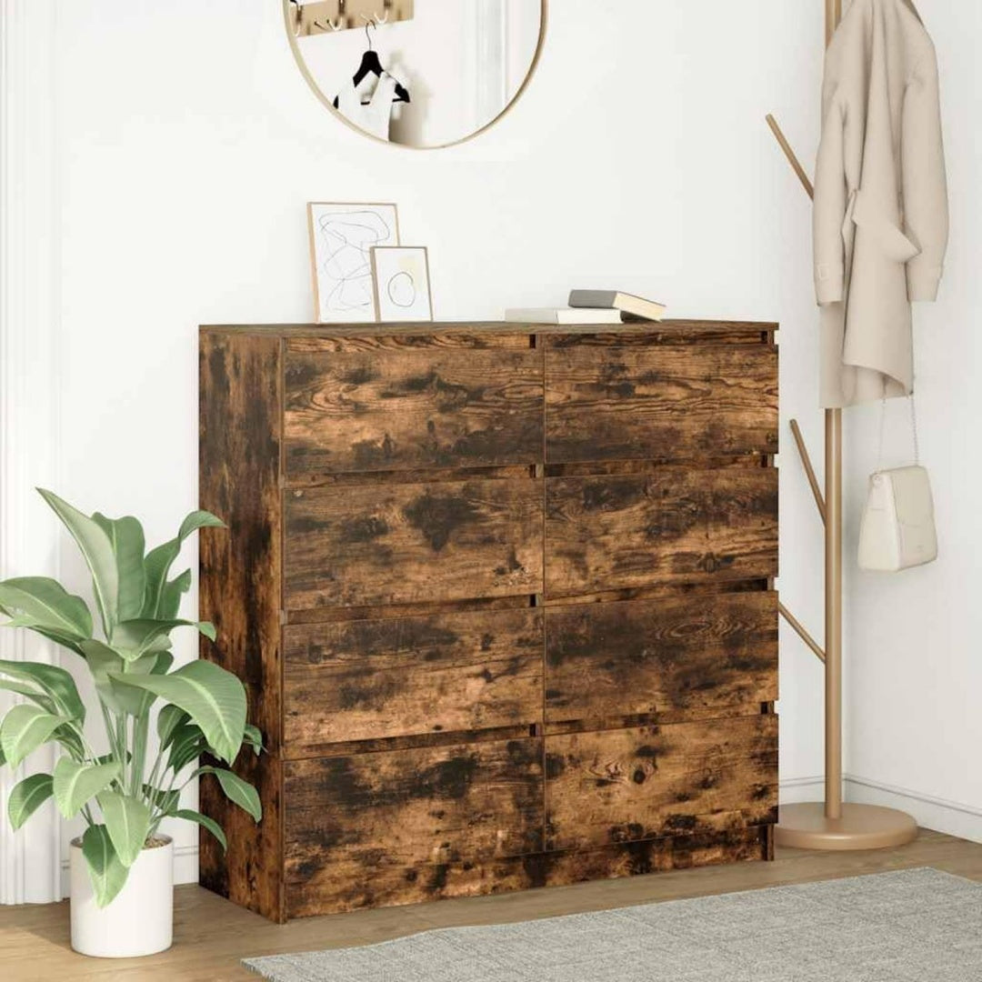 Das Sideboard nimmt mit 100 x 35 x 99 cm Gestalt an