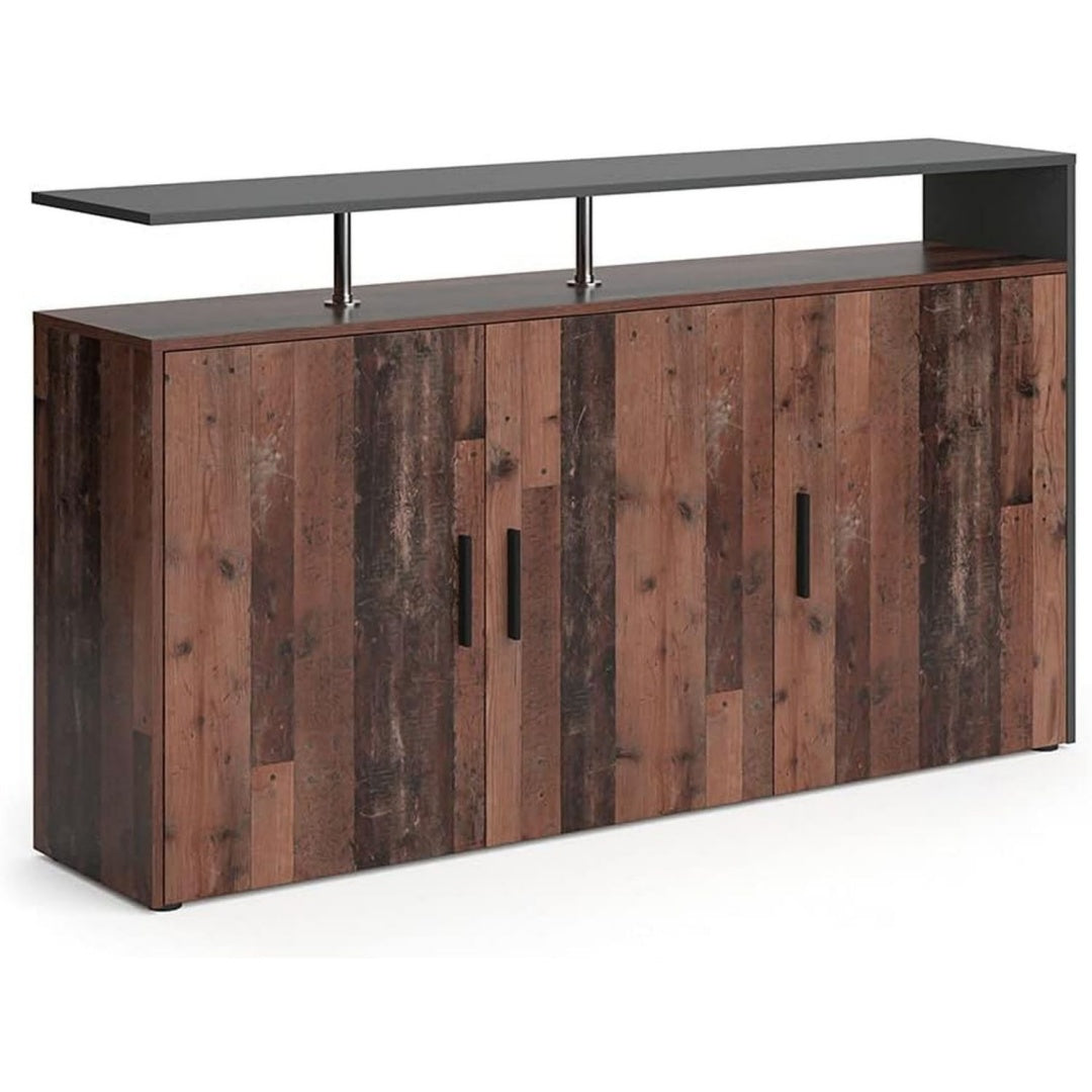 Beschichtete Flaechen praegen die Gestaltung von dem Sideboard