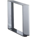 Tischuntergestell aus Metall in Silber
