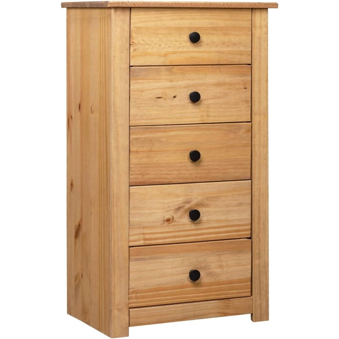 Hochschrank aus Kiefernholz in Naturbraun