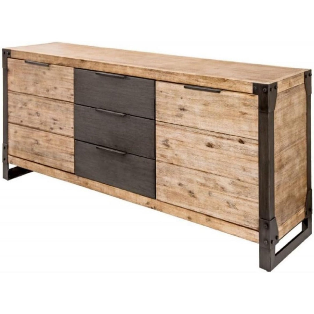 Sideboard mit 3 Schubladen, geschlossenem Stauraum und 2 Tueren
