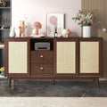 Sideboard mit Schiebetueren und 2 Schubladen